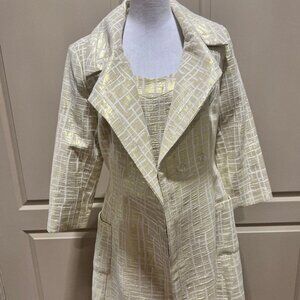 Vintage Victor Costa 2 Piece Gold Set Sz 10